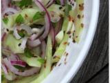 Rezept Gurkensalat mit zerstoßenem knoblauch und ingwer