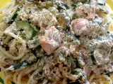 Rezept Lachs in ricotta- zucchinisauce