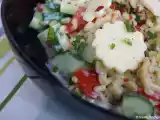 Rezept Ebly-salat mit käseblumen