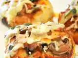 Rezept Bubble up pizza buns with mushrooms