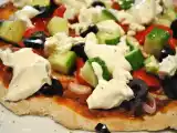 Rezept Griechische pizza mit kaltem belag