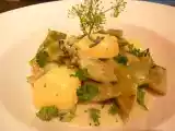 Rezept Grüne bohnen in sahnesauce mit kartoffeln