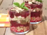 Rezept Verrine mit rote bete, gurke und geräucherter makrele