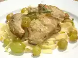 Rezept Kaninchen in estragonsauce mit weintrauben