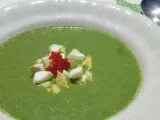 Rezept Gazpacho verde - grüne gazpacho mit spinat, romanasalat und paprika