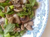 Rezept Mantar salatası / champignonsalat