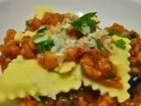 Rezept Ravioli mit garnelen in tomaten-oliven-garnelen-sauce