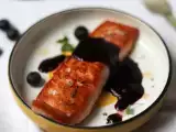 Rezept Echt schmackelig: lachs mit herbsüßer blaubeersoße