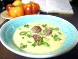 Rezept Mexikanische maissuppe mit würzigen hackbällchen