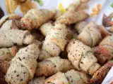 Rezept Mini-nusshörnchen mit nougatfüllung