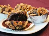 Rezept Apfel-brownie-muffins mit zimt & spekulatiusstückchen