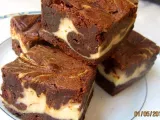 Rezept Chocolate-cheesecake-brownies - hübsch marmoriert