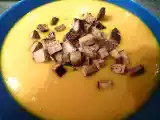 Rezept Kürbissuppe mit räuchertofu-croutons