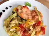 Rezept Überbackene hähnchenfilets mit gemüse
