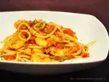 Rezept Scharfe spaghetti mit curry & garnelen