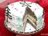 Rezept Weihnachtssüß 7 | glühweintorte mit schokoladen-tannenbäumen