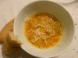 Rezept Geröstete tomaten-karotten-suppe mit rosmarinstangerl