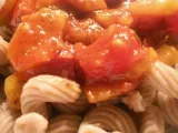 Rezept Italienische zucchini ~ einkornpasta mit zuckerhutsalat