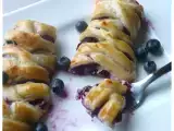 Rezept Blätterteigtaschen mit quark und blaubeeren
