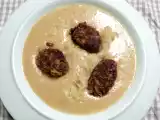 Rezept Kartoffel-sauerkrautsuppe mit blutwurstkrapfen