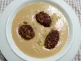 Rezept Kartoffel-sauerkrautsuppe mit blutwurstkrapfen