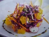 Rezept Rotkrautsalat mit orangen, radieschen und chicorée