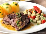 Rezept Italienischer schmorbraten an bohnensalat