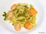 Rezept Pasta al limone con salmone e pesto