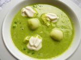 Rezept Erbsen apfel gazpacho mit kreuzkümmel und basilikum