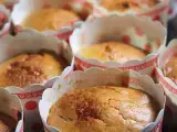 Rezept Vegane orangen-lavendel-muffins mit heidelbeer-vanillecreme