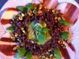 Rezept Schoko-chili nudeln und avocado-pesto mit pistazien