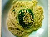 Rezept Spaghetti mit thai-pesto und garnelen