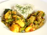 Rezept Aloo phalli - fisolen kartoffel gemüse indisch-