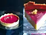 Rezept Cheesecake tarte mit himbeerspiegel