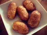 Rezept Ofenkartoffeln mit leckerer schale