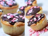 Rezept Haselnuss-apfel-muffin mit schokoladentopping