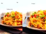 Rezept Vegetarische ischkäsepasta mit gemüse