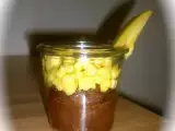 Rezept Gebackene heiße schokolade mit mangofrucht