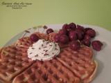 Rezept Waffeln mit sauerkirschen