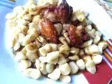 Rezept Hühnchen in honig-sesam-soße mit spätzle