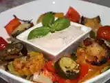 Rezept Ofengemüse mit tomaten-basilikum-dip