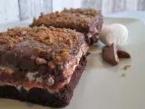 Rezept Marshmallow brownies mit daim-speculoos-überzug