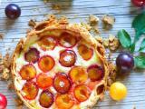 Rezept Tarte mit pudding und pflaumen