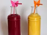 Rezept Orange & pink shakes oder smoothie -