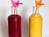 Rezept Orange & pink shakes oder smoothie -