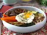 Rezept Bibimbap, das traditionelle koreanische gericht