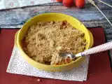 Rezept Aprikosen-crumble, das super wohlig schmelzende und knusprige dessert