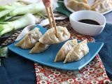 Rezept Gyoza mit hächnchen, karotten und pilzen