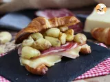 Rezept Raclette-croissant-sandwich für einen gelungenen gourmet-brunch!