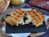 Rezept Raclette-kartoffel-waffel-sandwich, das ultimative wohlfühlessen